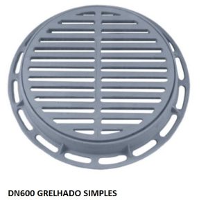 Tampão DN 600 Grelhado